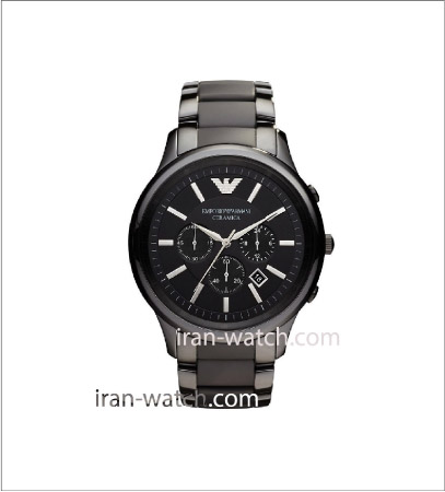 ar1452 ساعت امپریو آرمانی بند استیل رزگلد کرنوگراف
