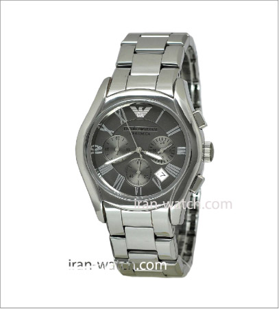 ar1465 ساعت آرمانی مردانه بند استیل کرنوکراف 