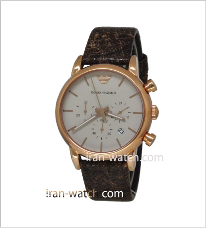 ar1809 ساعت امپریو آرمانی بند استیل رزگلد کرنوگراف