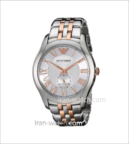 ar1824 ساعت آرمانی مردانه استیل رزگلد