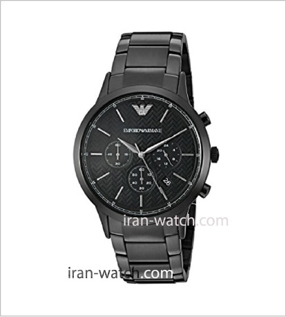 ar2485 ساعت امپریو آرمانی بند استیل رزگلد کرنوگراف