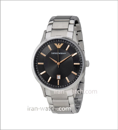 ar2514 ساعت امپریو آرمانی بند استیل رزگلد کرنوگراف