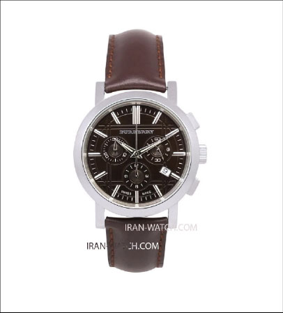 bu1383 ساعت بربری بند چرم کرنوگراف