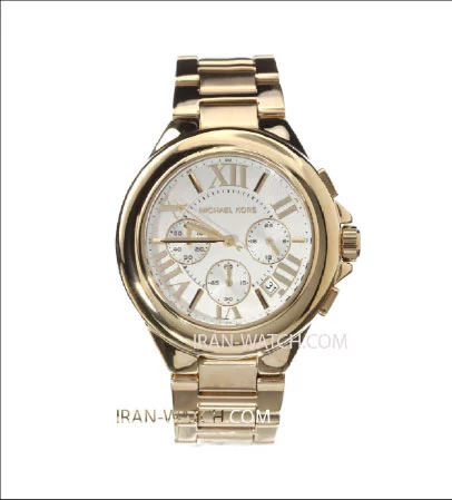 mk5635 ساعت michael kors بند استیل کرنوگراف طلایی